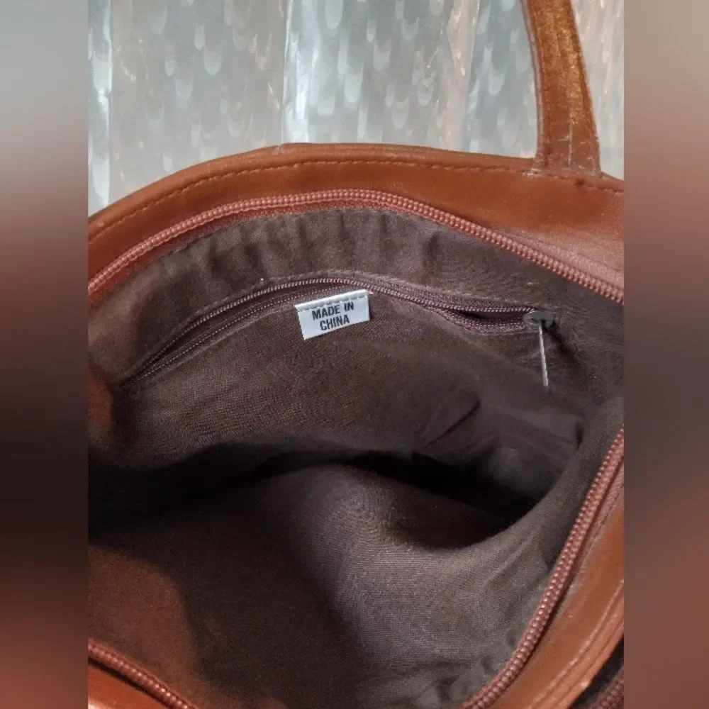 Brown Leather Shoulder Purse